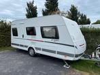 Dethleffs C’GO 475 EL 2016 (voortent-luifel-mover-fietsrek), Caravans en Kamperen, Schokbreker, Kleine zit, Tot en met 3, Particulier