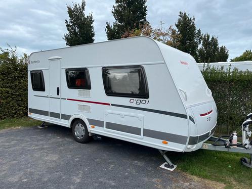 Dethleffs C’GO 475 EL 2016 (voortent-luifel-mover-fietsrek), Caravans en Kamperen, Caravans, Particulier, tot en met 3, 1000 - 1250 kg