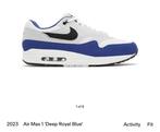 Nike Air  Max Deep royal blue 46, Nike, Nieuw, Verzenden, Blauw