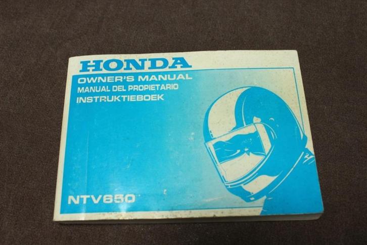 Honda NTV650 1992 motorfiets instructie boekje  manual NTV, Motoren, Handleidingen en Instructieboekjes, Honda, Ophalen of Verzenden