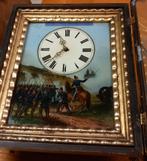 Schilderijklok - militair- wijzerblad romeins - ca. 1900, Antiek en Kunst, Verzenden