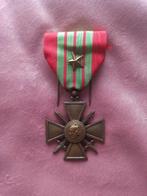 Franse medaille Croix de guerre 1939 plus ster, Verzamelen, Militaria | Algemeen, Overige gebieden, Ophalen of Verzenden, Landmacht