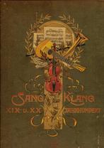 2 Vintage German Song Books Sang und Klang im XIX u. XX Jahr, Muziek en Instrumenten, Gebruikt, Ophalen of Verzenden