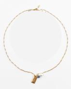 Zara lange boho Ibiza ketting met steentjes en parel goud, Sieraden, Tassen en Uiterlijk, Kettingen, Verstelbaar, Nieuw, Ophalen of Verzenden