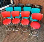 FIFTIES SIXTIES AMERIKAANSE BARKRUKKEN BEL AIR BAR TAFEL, 5 krukken of meer, Ophalen, Zo goed als nieuw, Draaibaar