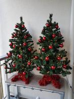 2 kunst kerstboompjes, Diversen, Kerst, Gebruikt, Ophalen