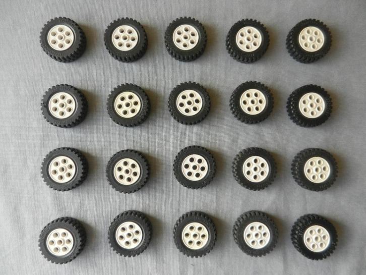 Lego Model Team wielen wit (20 stuks), Kinderen en Baby's, Speelgoed | Duplo en Lego, Gebruikt, Ophalen of Verzenden