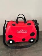 Trunki Kinderkoffer Rood met Zwarte Stippen, Gebruikt, Hard kunststof, Minder dan 50 cm, Ophalen of Verzenden