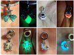 Zilveren glow in the dark bedels. Prijs per stuk, Overige merken, Nieuw, Ophalen of Verzenden, 1 bedel