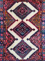 Handgeknoopt Perzisch wol Hamadan Serabend tapijt 82x113cm, Persian, 100 tot 150 cm, Onbekend, Zo goed als nieuw