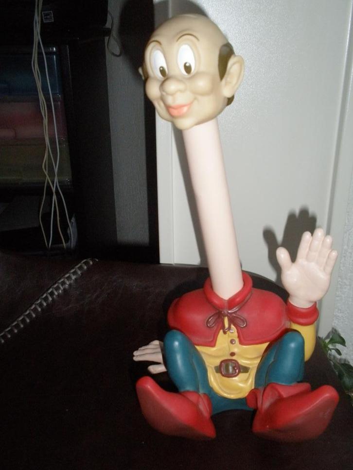 Vintage kunststof spaarpot Langnek - Lange Jan - Efteling., Verzamelen, Efteling, Gebruikt, Beeldje of Poppetje, Verzenden