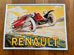 Renault metalen reclamebord, Ophalen of Verzenden, Zo goed als nieuw, Reclamebord