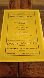 Gezocht! Schulman veilingcatalogus Rappaport februari 1947, Ophalen of Verzenden, Boek of Naslagwerk