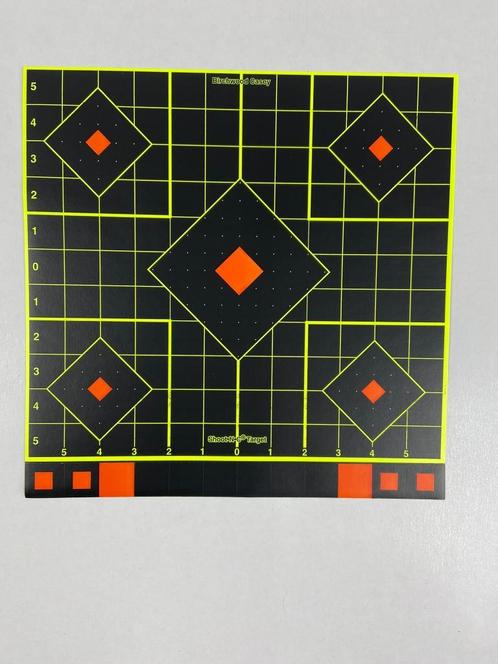 Birchwood Casey Shoot-N-C 12" Sight-In Target 12 pack, Sport en Fitness, Schietsport-accessoires, Nieuw, Ophalen of Verzenden