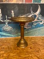 Art Deco rooktafel geelkoper., Ophalen of Verzenden