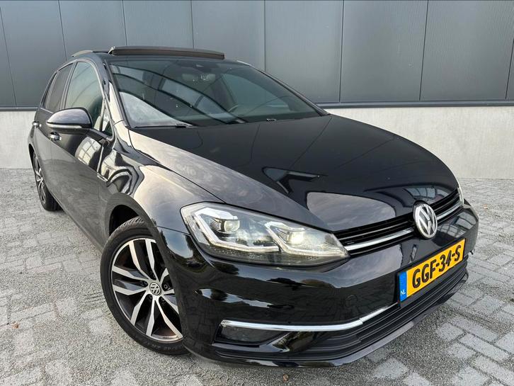 Volkswagen Golf 1.5 TSI 7-DSG Zwart Xenon R Leer Pano VOL!, Auto's, Volkswagen, Particulier, Golf, 360° camera, ABS, Achteruitrijcamera