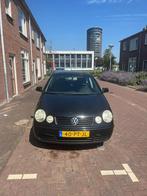 Volkswagen Polo 1.4 55KW 2004 Zwart, Auto's, Voorwielaandrijving, 15 km/l, 74 pk, 4 cilinders