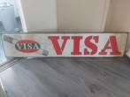 Emaille Bord Visa vintage, Reclamebord, Gebruikt, Ophalen