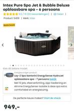 Intex Jacuzzi 6 persoons - Nieuw in doos!, Tuin en Terras, Bubbelbaden en Hottubs, Ophalen, Nieuw, Afdekzeil, Opblaasbaar
