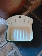 Brocant oud emaille zeepbakje, Ophalen of Verzenden