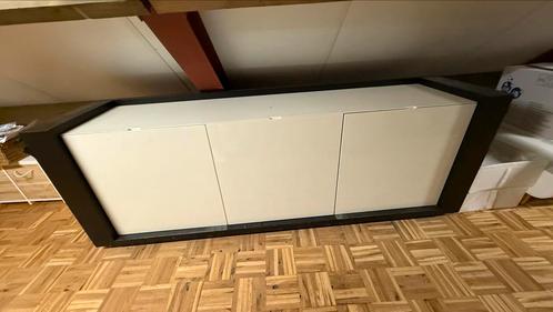 Dressoir van Wenge hout met hoogglans gelakte kern, Huis en Inrichting, Kasten | Dressoirs, Gebruikt, 200 cm of meer, 50 tot 75 cm
