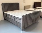 Japandi boxspring met opbergruimte 160x200/180x200 cm €999, Japandi, Ophalen of Verzenden, 180 cm, 200 cm
