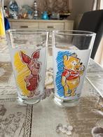 Set van 2 Disney glazen ( Winnie The Pooh & Piglet ), Ophalen of Verzenden, Winnie de Poeh of vrienden, Servies