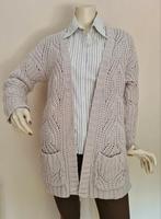 "CLOCKHOUSE" Beige vest, kabelsteek. Mt.L, Beige, Maat 42/44 (L), Ophalen of Verzenden, Zo goed als nieuw