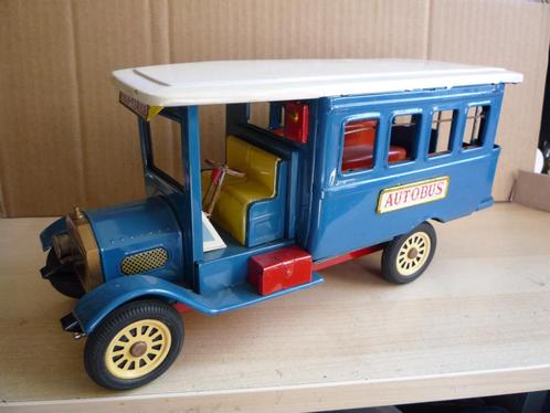 Oude blikken Oldtimer Autobus S-1230 SSS Toys made in Japan, Antiek en Kunst, Antiek | Speelgoed, Ophalen of Verzenden
