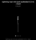 Apple Lightning naar mini jack audiokabel, Ophalen of Verzenden, Gebruikt, Minder dan 2 meter