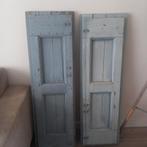 2 brocante Franse luiken, Huis en Inrichting, Woonaccessoires | Kamerschermen, Ophalen, Gebruikt