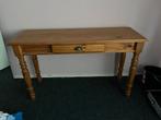 Houten Sidetable met Lade, Huis en Inrichting, Ophalen, Gebruikt, 100 tot 150 cm, Grenenhout