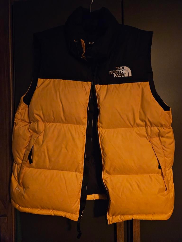 The North Face 700 Geel Zwart Pullover - Zeer Nette Staat, Kleding | Heren, Bodywarmers, Maat 52/54 (L), Geel, Ophalen of Verzenden