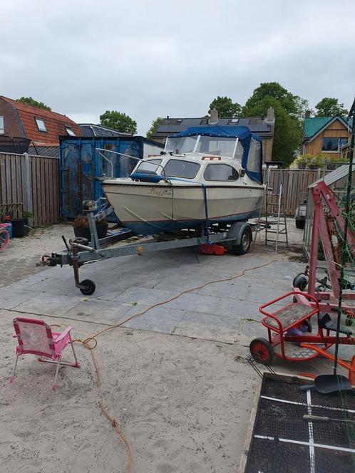 Shetland boot  Kajuitboot  grachtenboot, Auto diversen, Aanhangers en Bagagewagens, Gebruikt, Ophalen