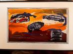 Lithografie Antoine de Rooij voor Daimler/Chrysler/Mercedes, Ophalen of Verzenden