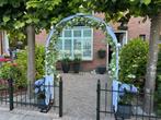 Metalen trouwboog - huwelijksboog met bloemen, Ophalen, Zo goed als nieuw, Versiering, Geboorte of Huwelijk