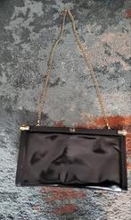 Ted Lapidus zwart leren schoudertas clutch gratis verzenden, Verzenden, Zo goed als nieuw, Zwart, Leer