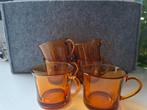 6 Vintage Duralex Koffiekopjes - Jaren 70, Ophalen, Zo goed als nieuw