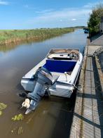 Boot met 60 pk Yamaha autolube met trailer, Watersport en Boten, Ophalen, Gebruikt, Minder dan 70 pk, 3 tot 6 meter