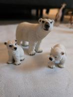 Schleich IJsbeer Familie, Verzamelen, Ophalen of Verzenden, Zo goed als nieuw, Wild dier, Beeldje of Figuurtje