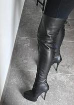 Overknee laarzen DeMask, Kleding | Dames, Hoge laarzen, Verzenden, Zwart, Zo goed als nieuw