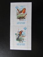 Postzegel Vogel: Velletje Roodborst/Putter uit Man., Ophalen of Verzenden, Postfris, Dier of Natuur