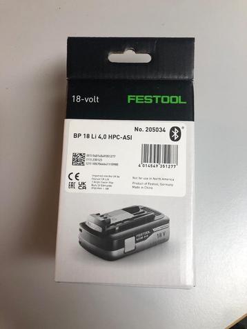Festool BP 18 Li 4,0 HPC-ASI Accu Bluetooth beschikbaar voor biedingen