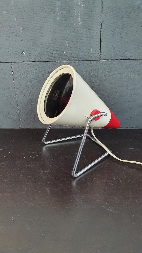 Philips Infraphil KL7500, vintage warmtelamp, infrarood. S36, Huis en Inrichting, Lampen | Tafellampen, Gebruikt, Minder dan 50 cm