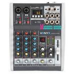 Mengpaneel, Mixer 4-kanaals, USB, MP3, Bluetooth, VMM-K402, Vonyx, Nieuw, Info@marbeco.nl, Overige instrumenten