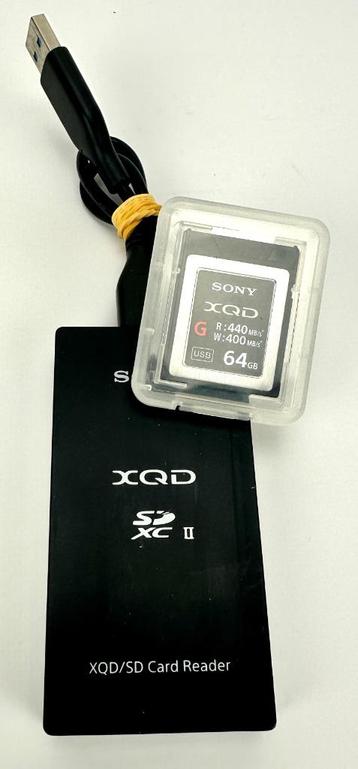 Sony XQD/SD Model MRW-E90 Reader and XQD 64GB Card beschikbaar voor biedingen