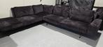 Passe Partout Zico Hoekbank Velvet Antraciet, Huis en Inrichting, Banken | Bankstellen, Ophalen of Verzenden