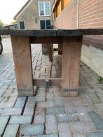 Steigerhout tafel, Ophalen of Verzenden, Gebruikt, Rechthoekig, Hout