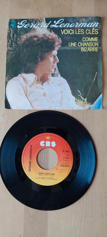 Single Gerard Lenorman - Voici les Cles  top40hit 1977 beschikbaar voor biedingen