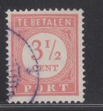 K618 ned indie 1913 port 3 1/2 cent gestempeld, Verzenden, Gestempeld, Nederlands-Indië
